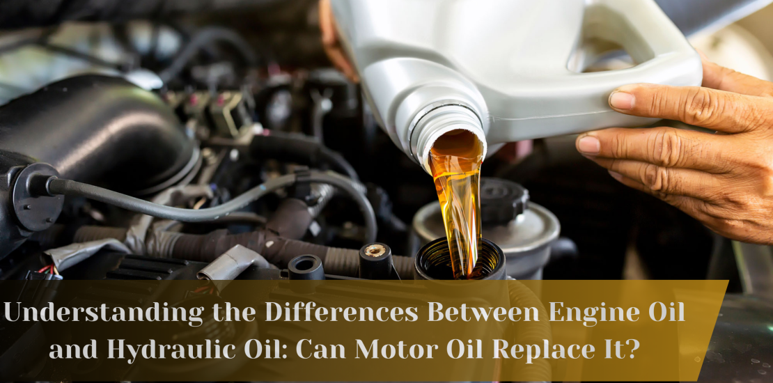 Understanding the Differences Between Engine Oil and Hydraulic Oil: Can Motor Oil Replace It?